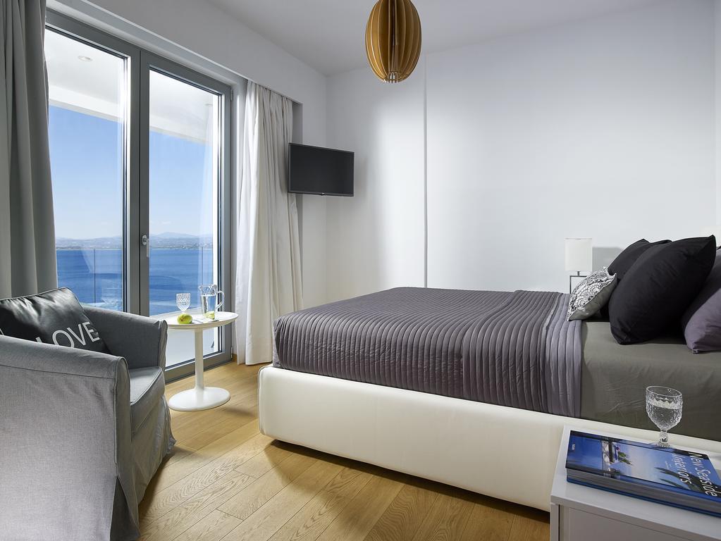 Beachfront Villa In Crete - Epavli Luxury Villa Agia Pelagia Exterior foto